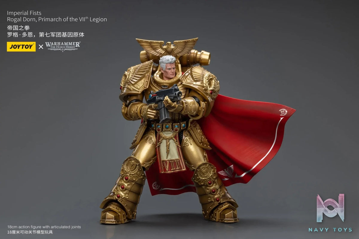 JOYTOY Studio – Warhammer ‘The HorusHeresy’ Imperial Fists Rogal Dorn, Primarch of the Vllth Legion JT8865 (Licensed)