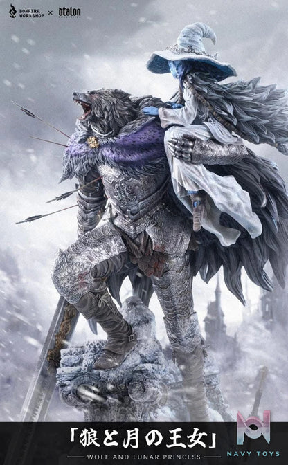 Wolf and Luna Princess - Elden Ring - Bonfire x Dtalon Studio resin statue Bonfire x Dtalon Studio anime figure