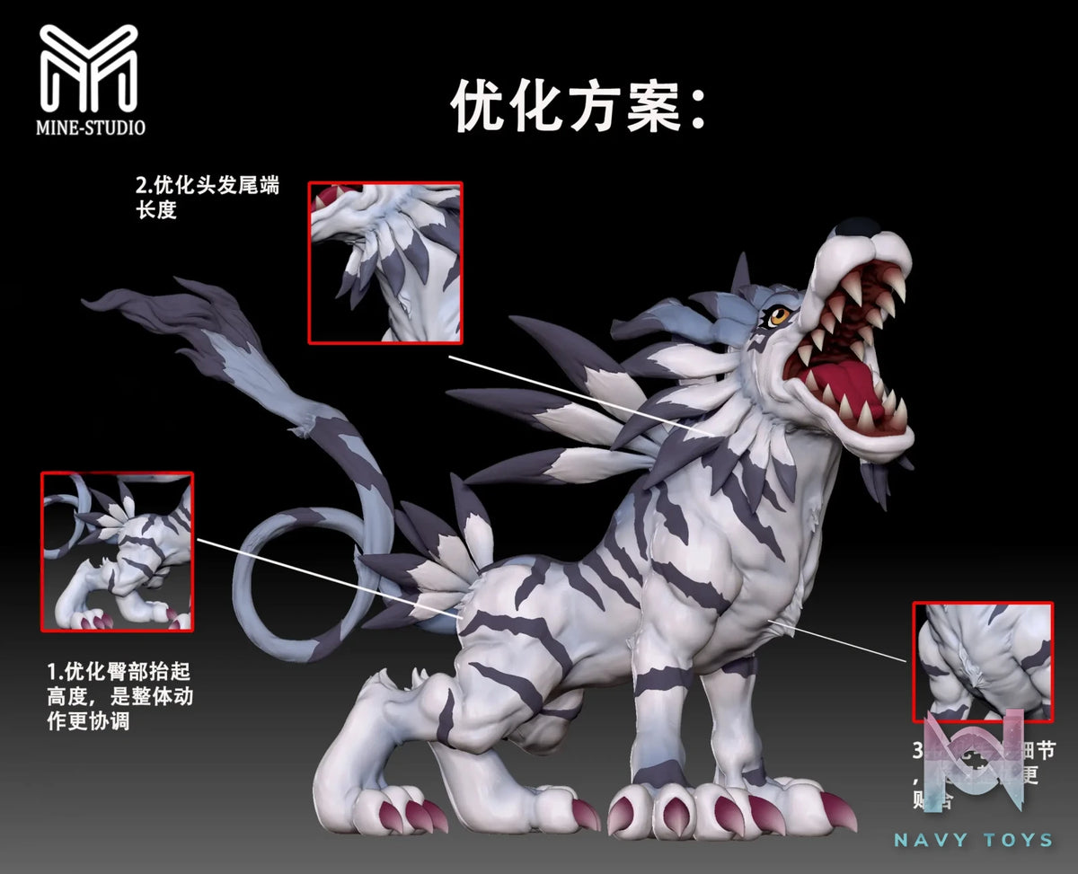 MINE Studio – Mature Series # 01 Garurumon Digimon