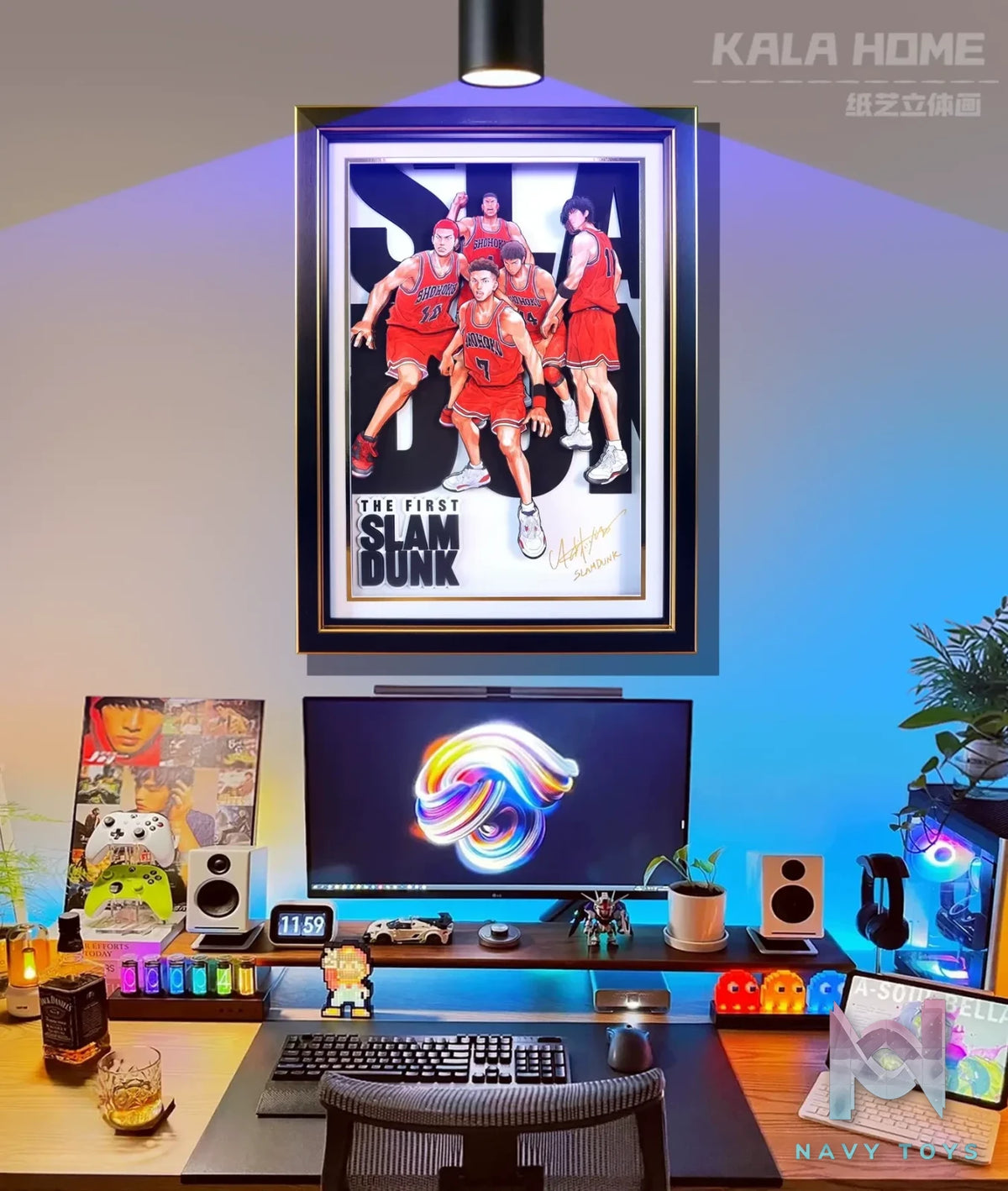 KALA HOME Studio – Slam Dunk Multiple Characters #10 3D Decorative Painting Slam Dunk