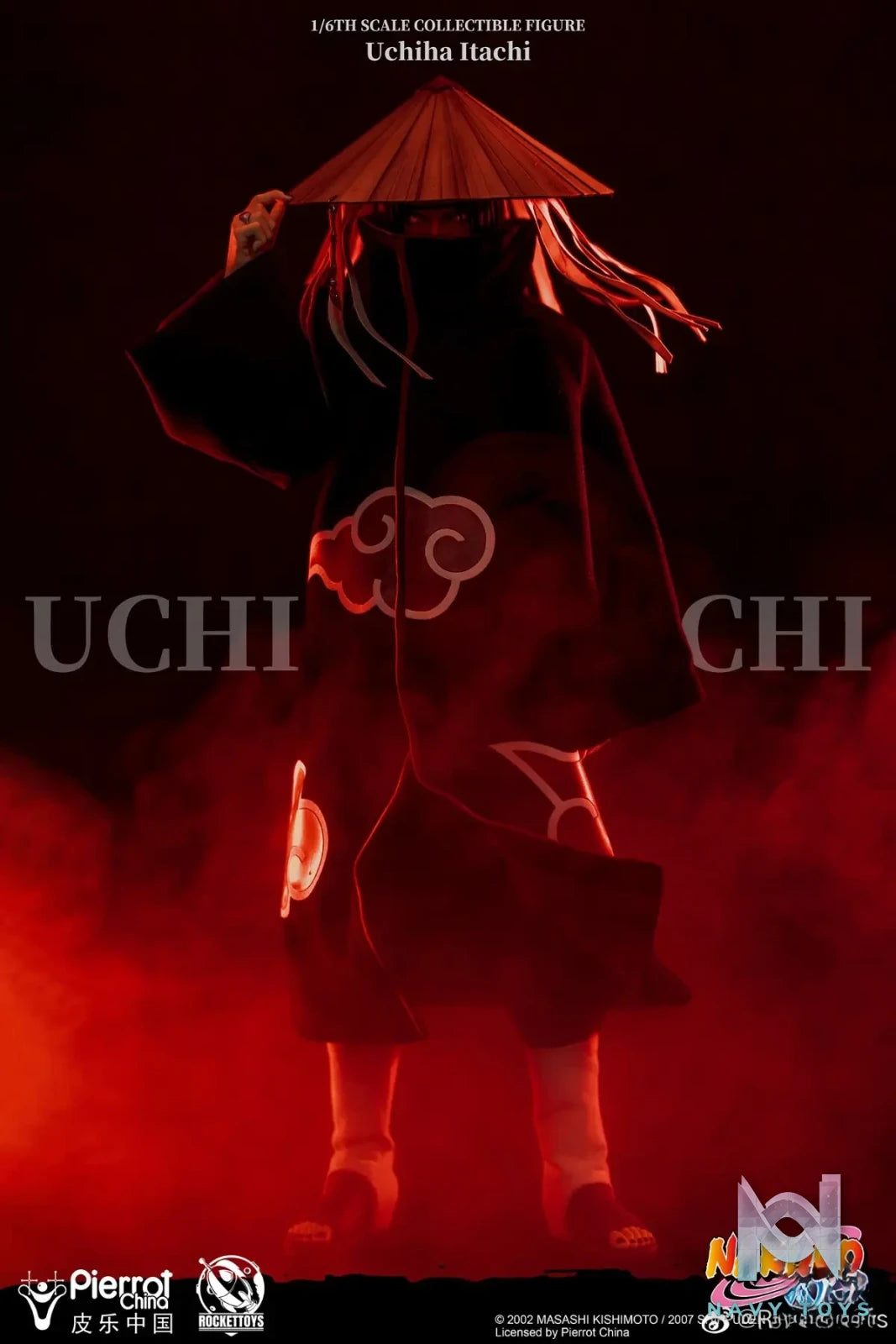 ROCKETTOYS Studio – Naruto Shippuden Uchiha Itachi 1/6 Scale Action Figure ROC-003 (Licensed)