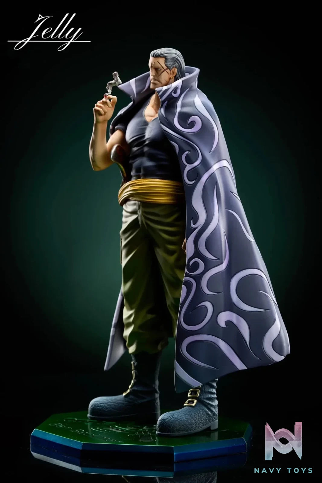 Jelly Studio - One Piece Red Haired Benn Beckman resin statue Navy Toys anime figure