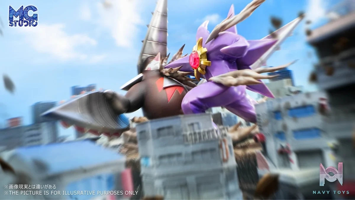 MEGA Starmie VS MEGA Excadrill - Pokémon - MG Studio resin statue mg studio anime figure
