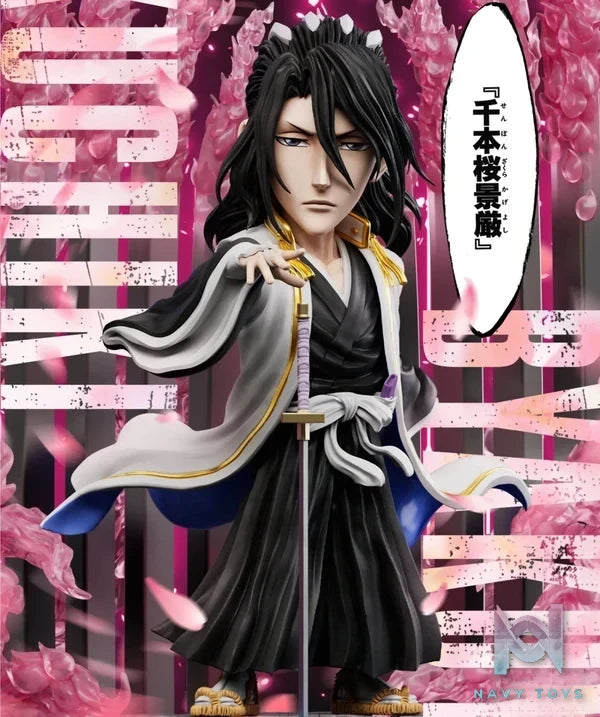 YZ Studio - BLEACH Senbonzakura Kageyoshi Kuchiki Byakuya resin statue Navy Toys anime figure