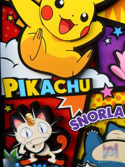 KALA HOME Studio – Pokémon Multiple Characters #11 3D Decorative Painting Pokémon