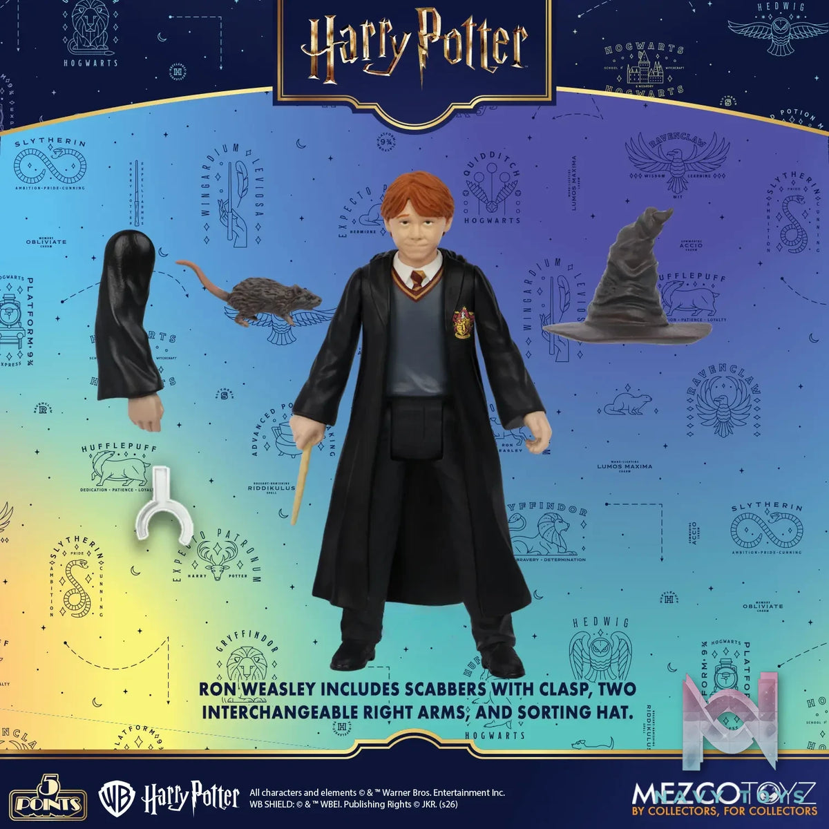 Mezco Studio – 5 Points Harry Potter Series 1 Set (Licensed)