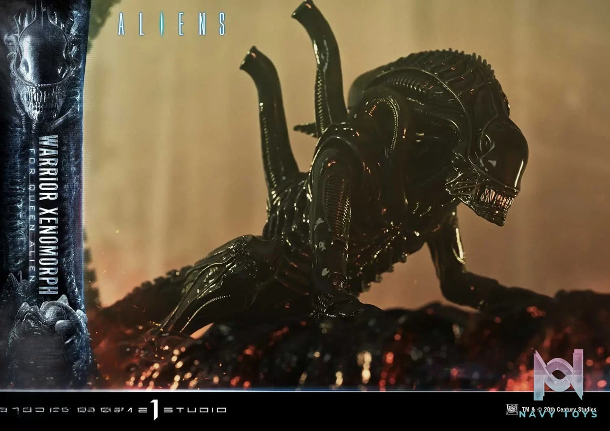 Prime 1 Studio – Ultimate Diorama Masterline Aliens (Film) Warrior Xenomorph for Queen Alien UDMAL-02 (Licensed)