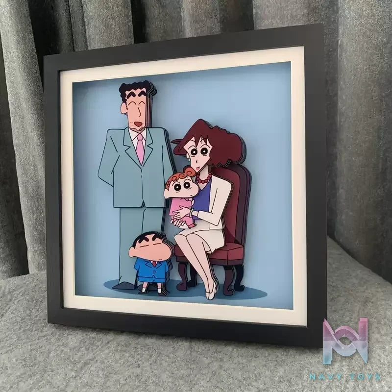 KALA HOME Studio – Crayon Shin-chan Multiple Characters #07 3D Decorative Painting Crayon Shin-chan