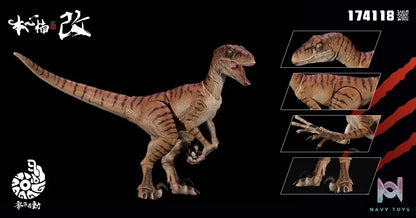 Nanmu Studio – ‘Zero-set Easy Motion’ Series Raptor 2.5 Version Highly Articulated Dinosaur Figures 2.0 174125 174118 (Licensed)