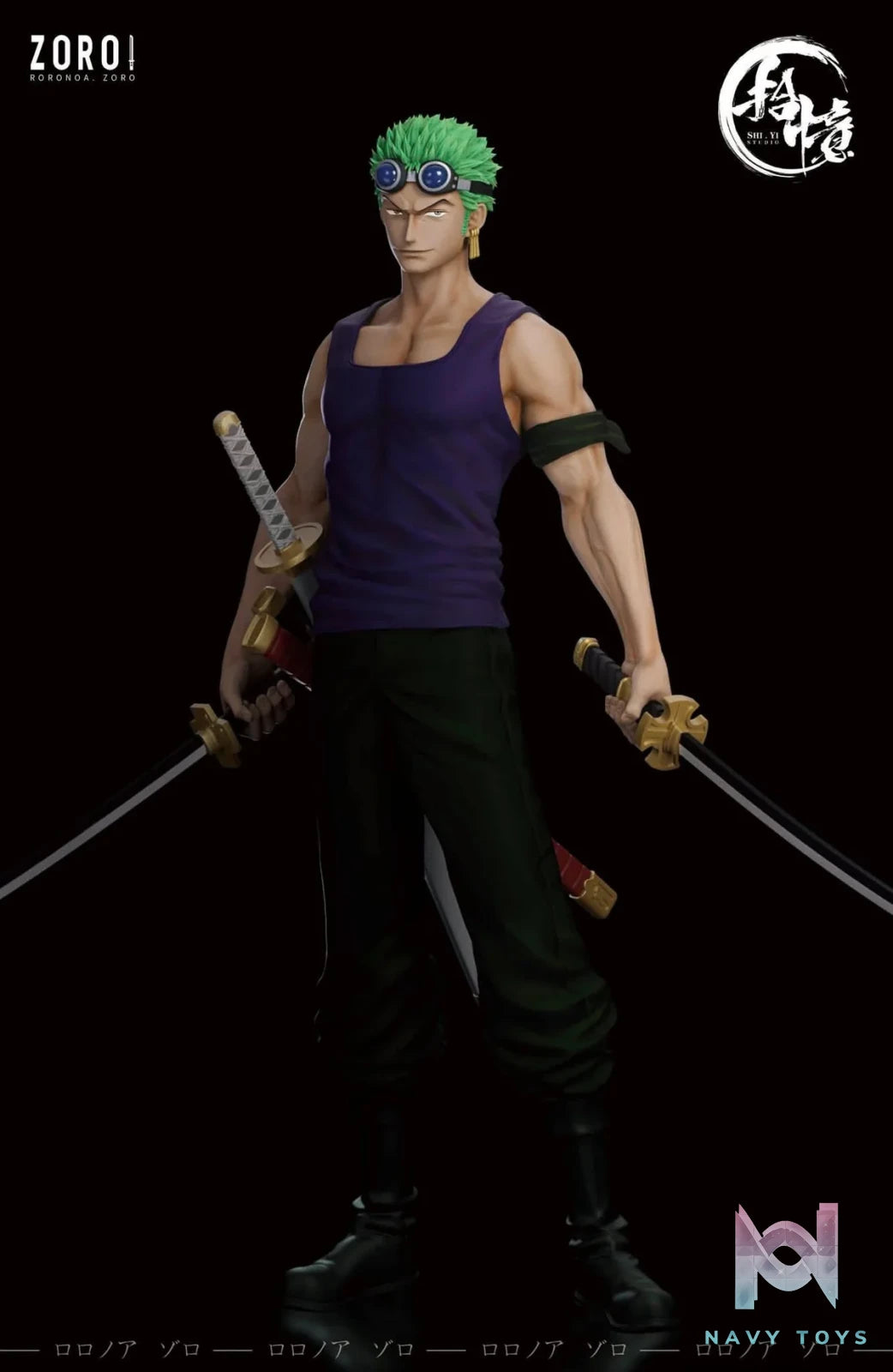Zoro & Robin resin statue Shi Yi Studio anime figure