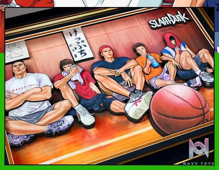 Yu Zhi Jiang Studio – Slam Dunk Multiple Characters Series #6 3D Decorative Painting Slam Dunk