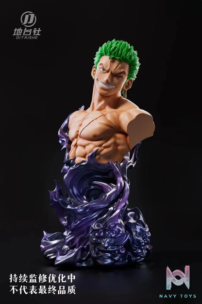 Di Tai She Studio – One Piece Zoro Bust Resin Statue