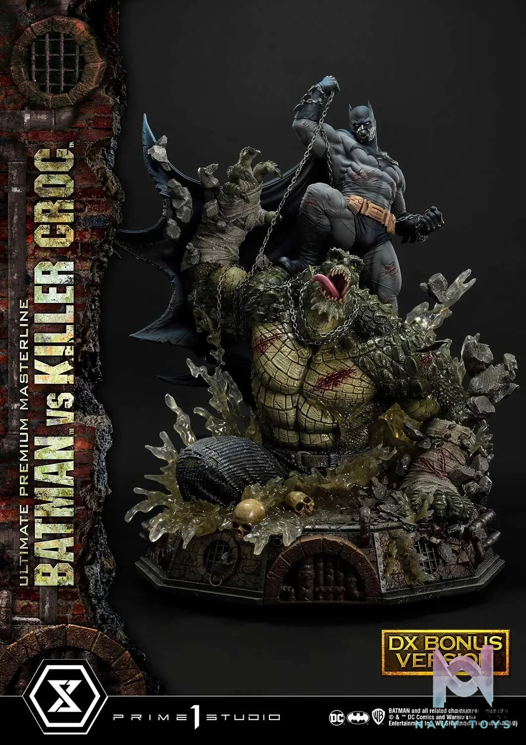 Prime 1 Studio – Ultimate Premium Masterline Batman (Comics) Batman Versus Killer Croc UPMDC-07 UPMDC-07DX UPMDC-07DXS (Licensed)