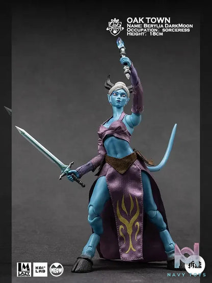 Lazy Monster Studio – Oak town Berylia Dark Moon Assassin & Sorceress (Licensed)