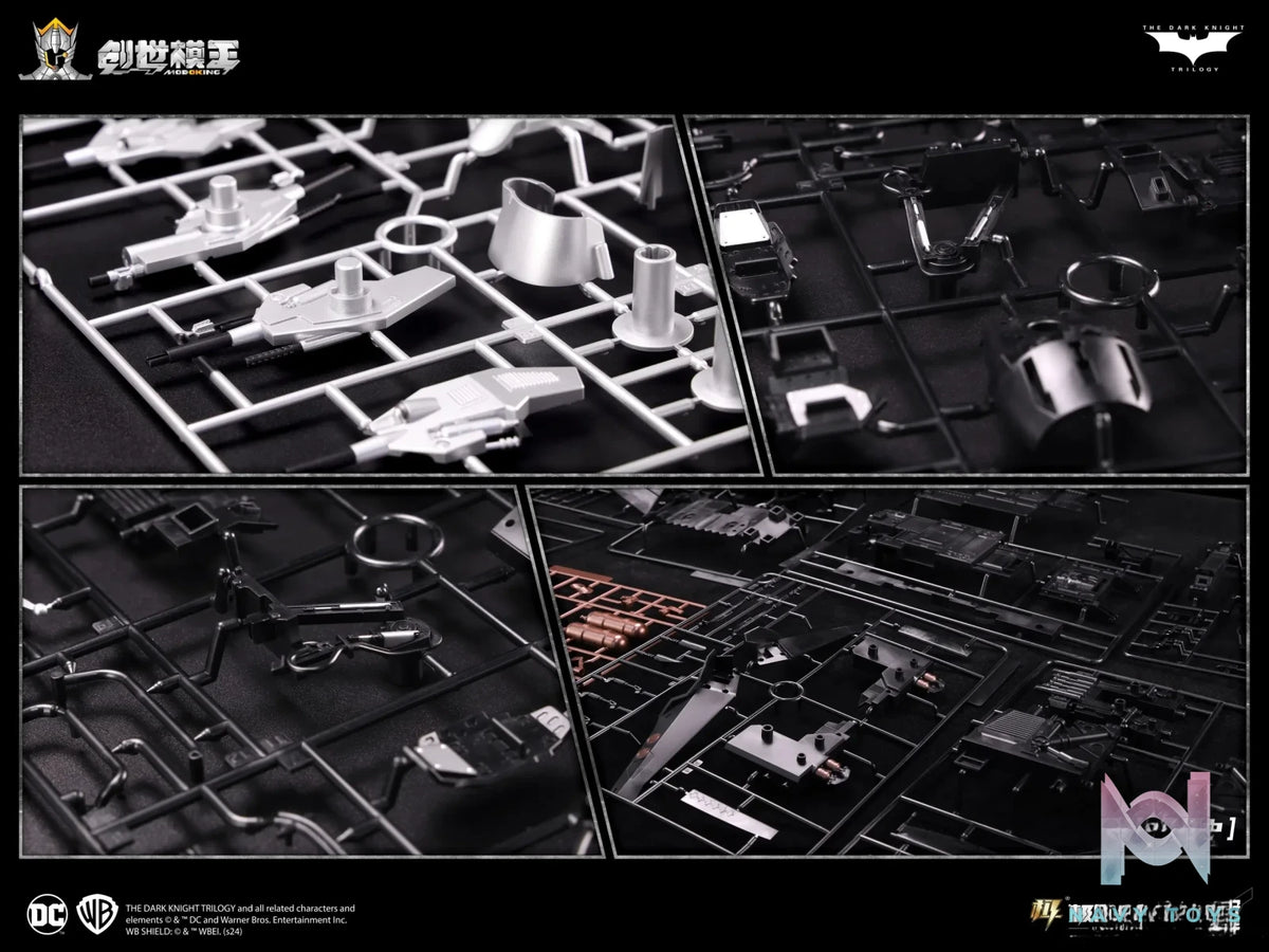 Chuang Shi Mo Wang Studio – 1/12 Dark Knight Trilogy Series Batman Vehicle Set (Plain Version)