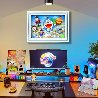 KALA HOME Studio – Doraemon Multiple Characters #03 3D Decorative Painting Doraemon