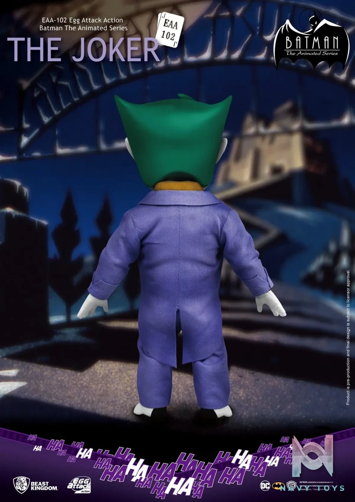 Beast Kingdom – EAA-102 Batman The Animated Series THE JOKER Action Figure (Licensed)