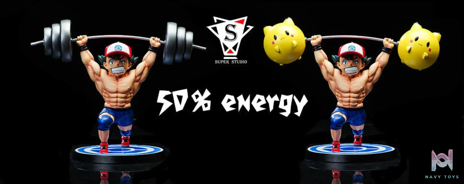 Super Studio – Pokémon Weightlifting Satoshi