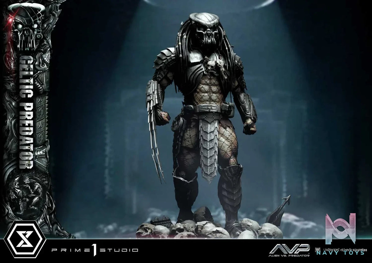 Prime 1 Studio Museum Masterline Alien vs. Predator Celtic Predator MMPR-05 MMPR-05S