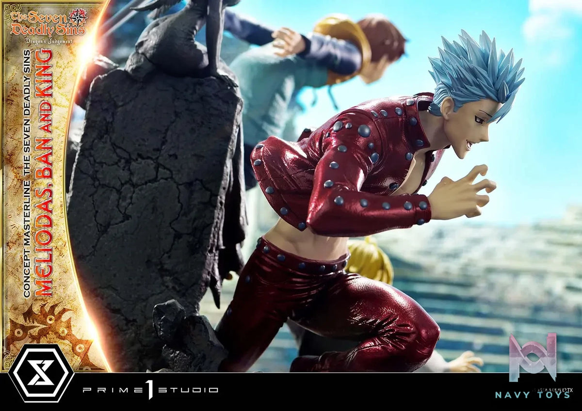 Prime 1 Studio – Concept Masterline The Seven Deadly Sins Meliodas, Ban and King CMNTZ-01 CMNTZ-01DXS (Licensed)