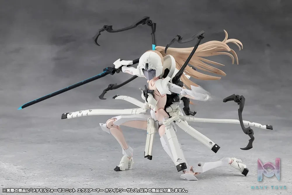 Kotobukiya – MEGALOMARIA UNLIMITED UNIVERSE METAMORPHOSE UNIT EXARMOR WHITE SORCERESS Plastic Model (Licensed)