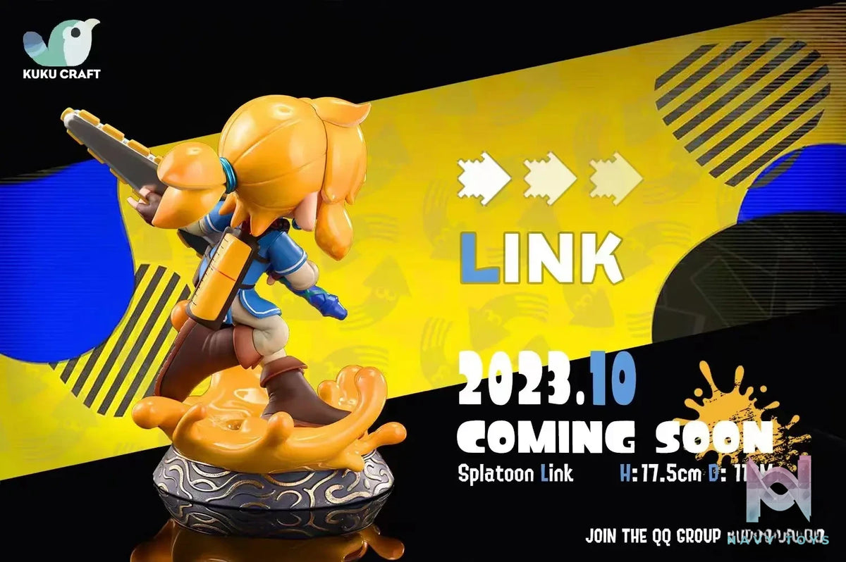 KukuCraft Studio – The Legend of Zelda x SPLATOON Squid Link & Zelda 2.0