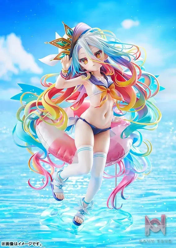 GSC – No Game No Life Shiro: Sailor-Style Swimsuit Ver. 1/7 Complete Figure (Licensed)