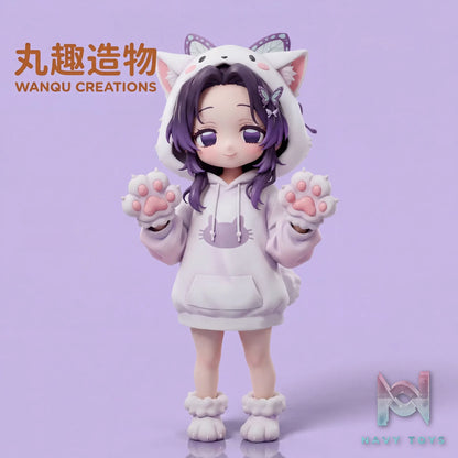WANQU CREATIONS Studio – Chibi Figure Shinobu Kocho Cat Ears Demon Slayer