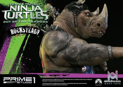 Prime 1 Studio – Premium Masterline Teenage Mutant Ninja Turtles: Out of the Shadows (Film) Rocksteady PMTMNT-02 (Licensed)