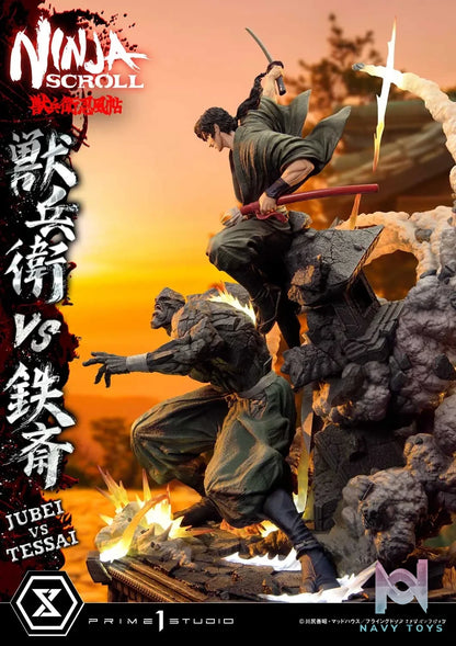 Prime 1 Studio – Ultimate Premium Masterline Ninja Scroll Jube versus Tessai UPMNS-01 UPMNS-01DX UPMNS-01DXS (Licensed)