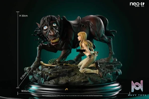 Farnese and the Evil Spirit Possessed Horse - Berserk - BIHS Studio resin statue Navy Toys anime figure