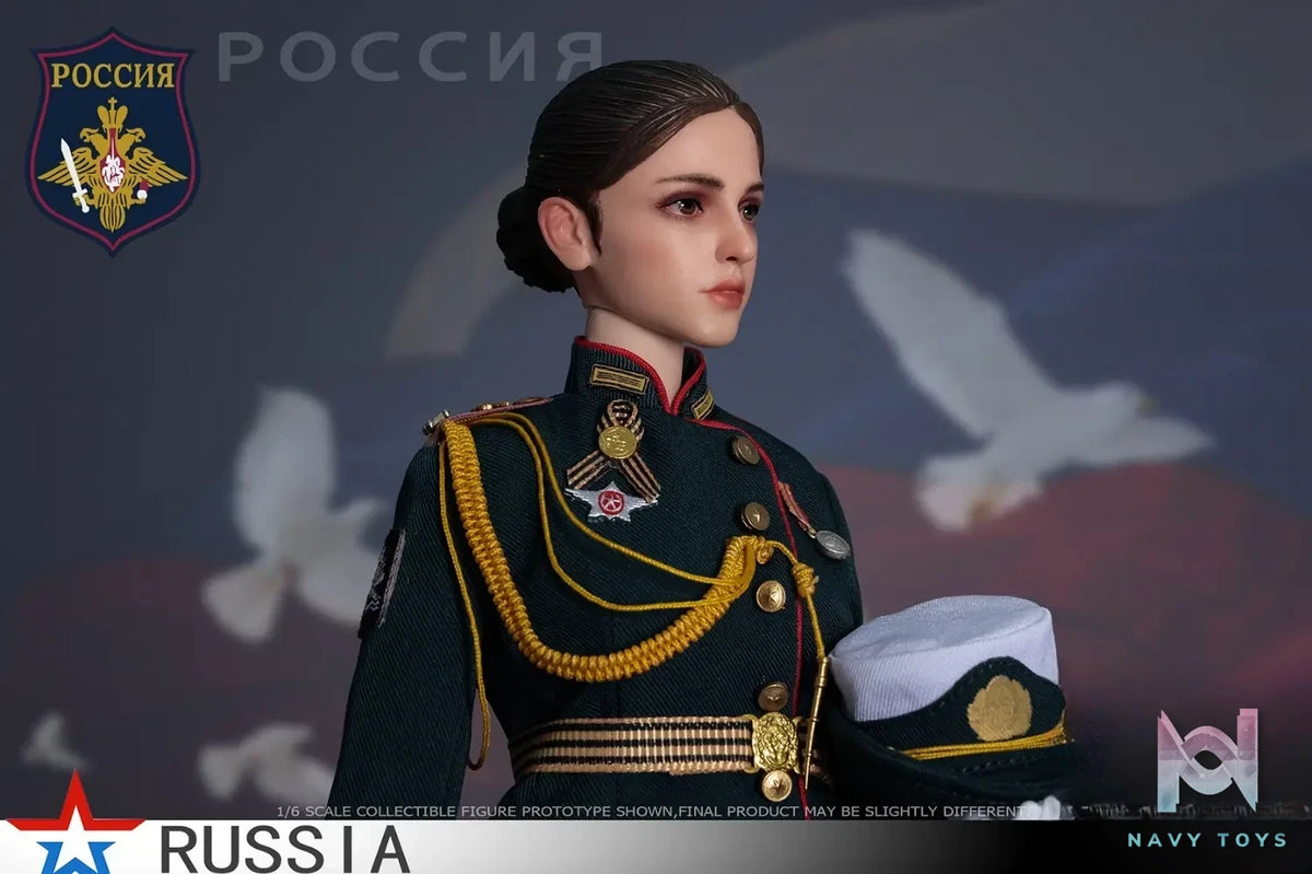 FLAGSET – Original 1/6 Russian Female Soldiers Ministry of Internal Affairs FS-73054A & Ninth Women’s Military Academy FS-73054B & Aerospace Defense Forces FS-73054C (Licensed)