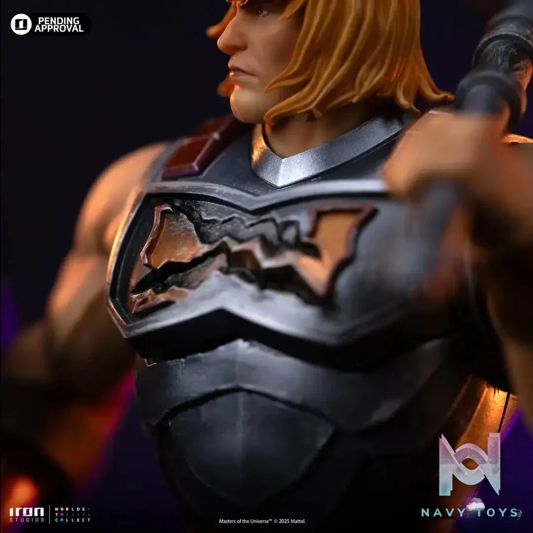Iron Studios – He-Man Battle Armor Version Statue Masters of the Universe HEMAN122825-10 (Licensed)