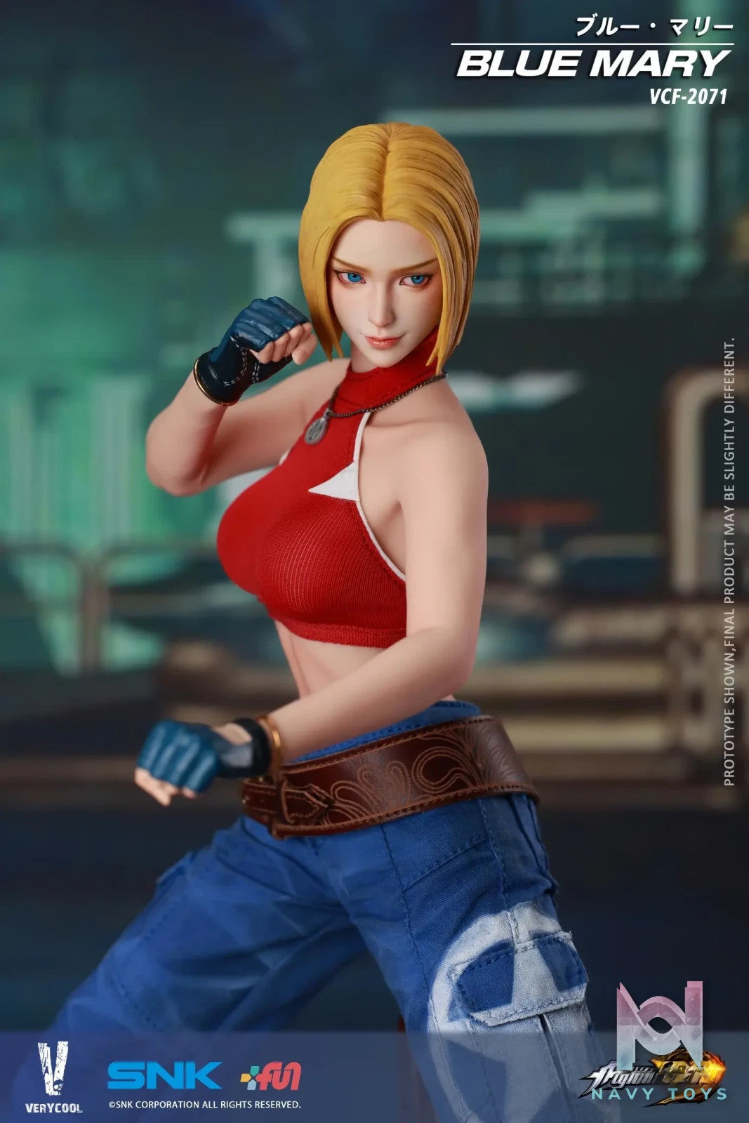 VERYCOOL – The King of Fighters XIV Blue Mary 1/6 Scale Action Figure VCF-2071 (Licensed)