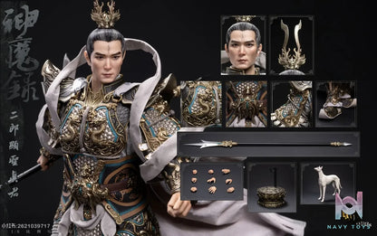 Createmodels Studio – The Investiture of the Gods 1/6 Gods and Demons Series Erlang Shen Articulated Figure DZ-SH503