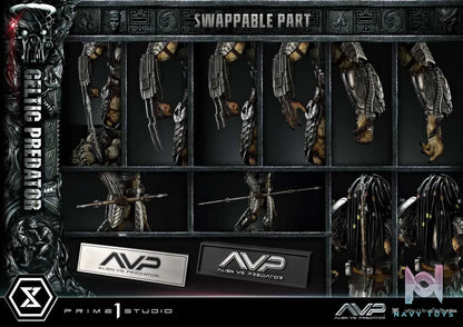 Prime 1 Studio Museum Masterline Alien vs. Predator Celtic Predator MMPR-05 MMPR-05S