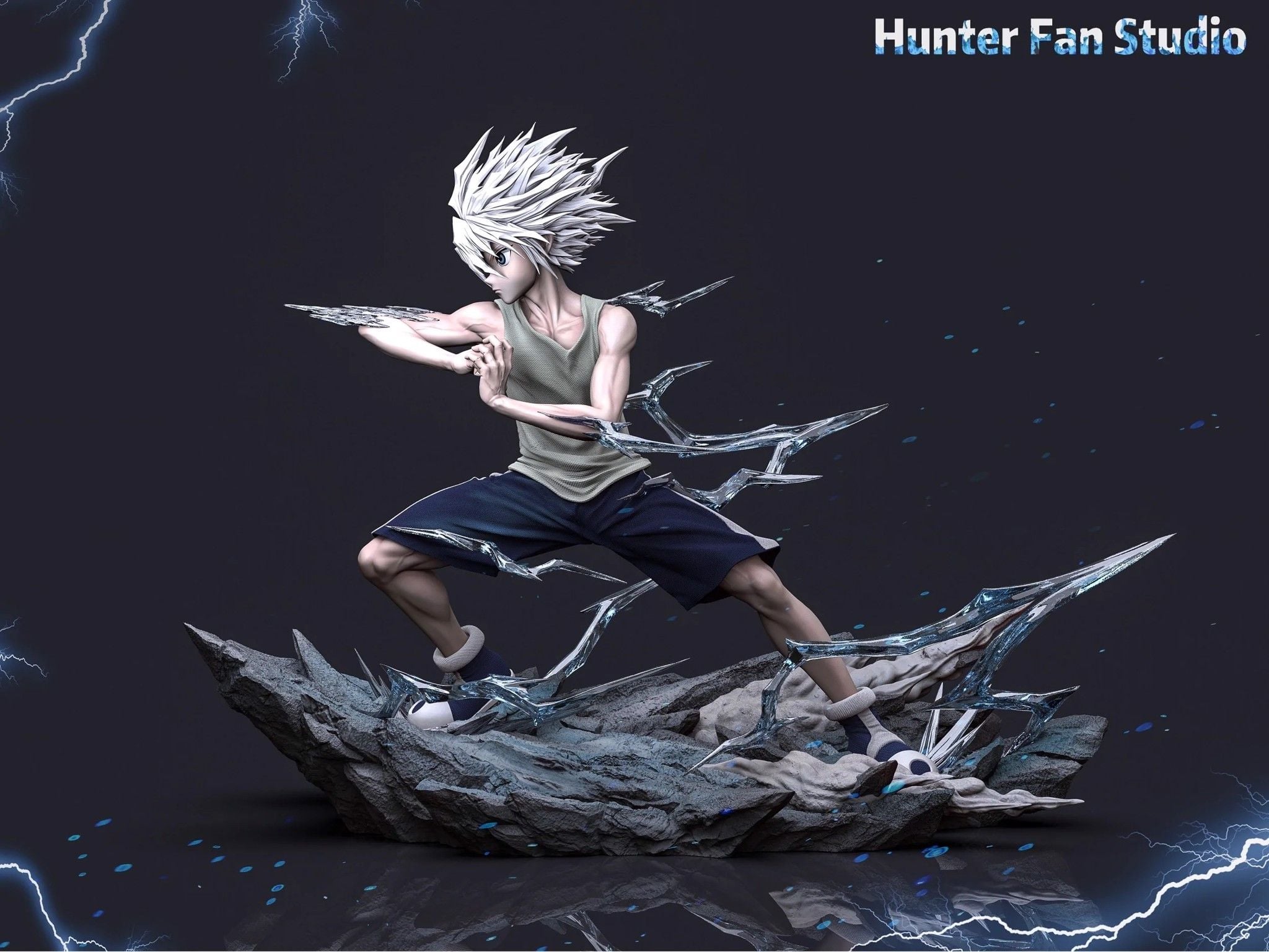 Killua x Youpi - Hunter Fan Studio resin statue Hunter Fan Studio anime figure