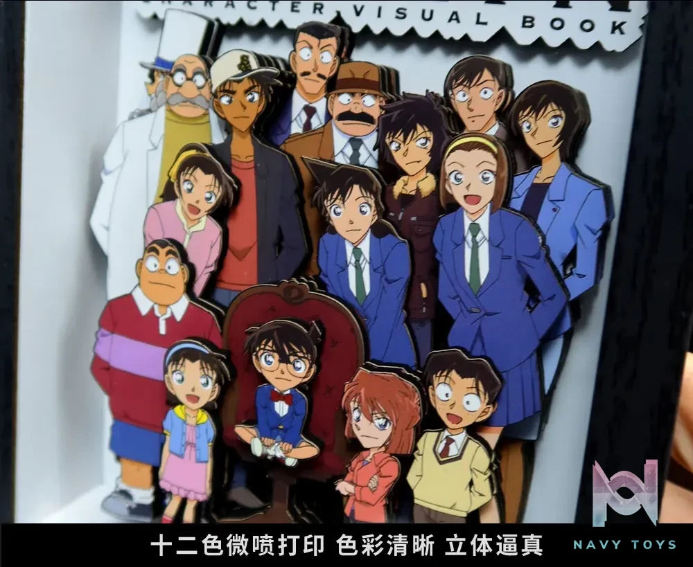 KALA HOME Studio – Detective Conan Multiple Characters #11 3D Decorative Painting Detective Conan