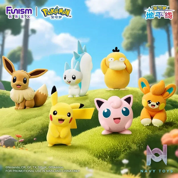 Funism – Pokémon Q-version Flocked Figure (Licensed)