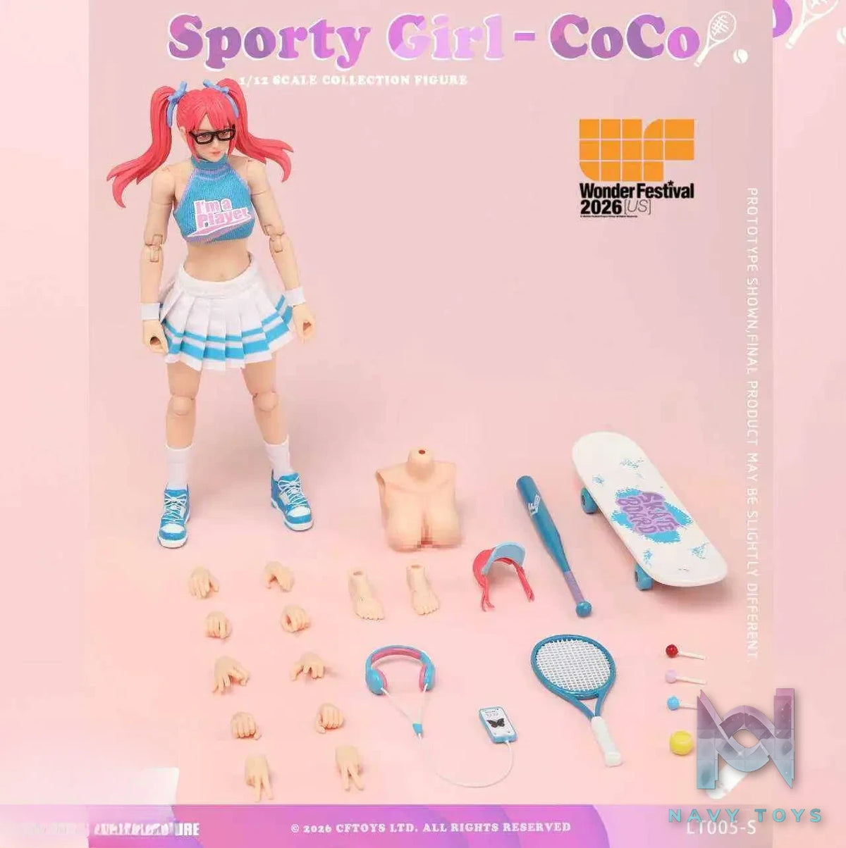 Crazy Figure – 1/12 Sports Girl Coco Action Figure (Licensed)