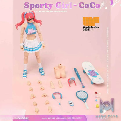 Crazy Figure – 1/12 Sports Girl Coco Action Figure (Licensed)