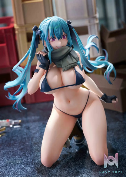 GOLDEN HEAD – FreeStyle Original Illustration Warehouse Aoko 1/7 Complete Figure (Licensed)