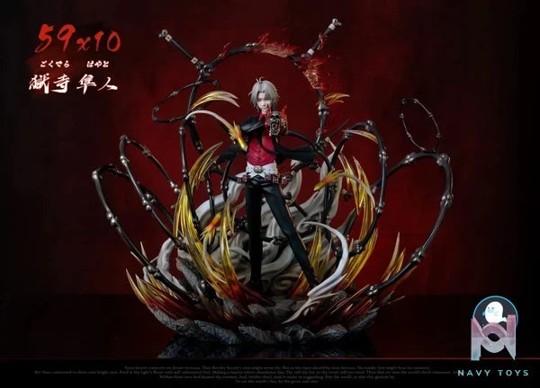 ILLegal Factory Studio - HITMAN REBORN 20 Years Later Hayato Gokudera 2.0 resin statue Navy Toys anime figure
