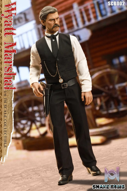 SNAKE TOYS Studio – 1/6 Collectible Figure Classic Series Western Cowboy TOMBSTONE Wyatt Marshal Deluxe Edition SCB02 (Licensed)