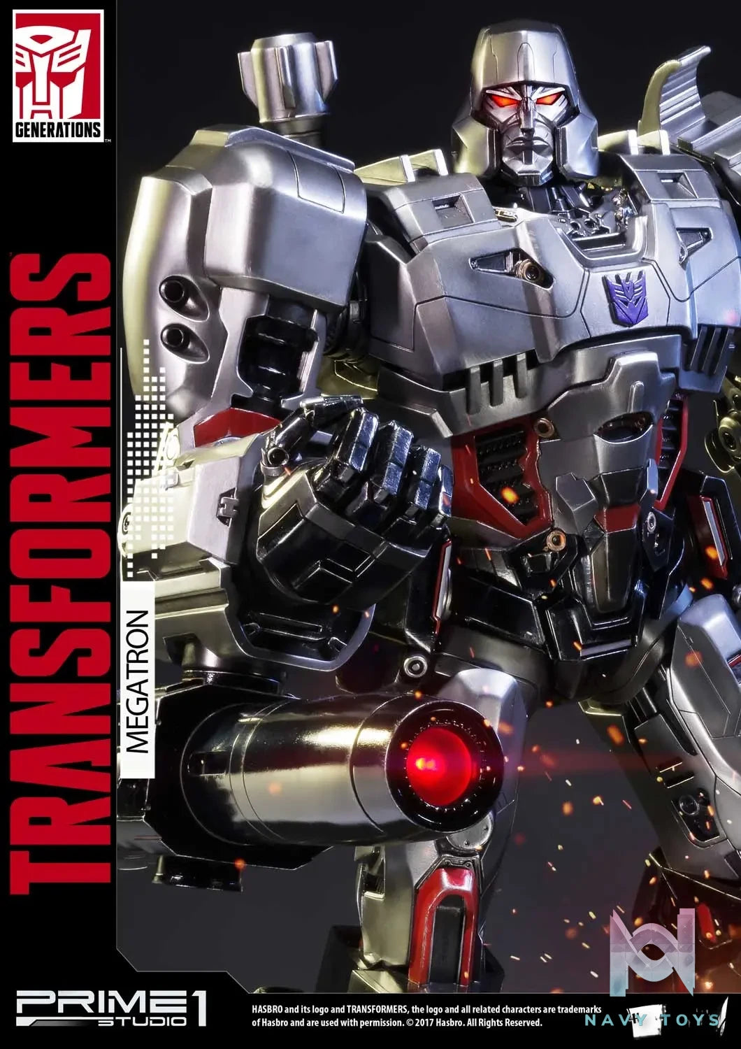 Prime 1 Studio – Premium Masterline Transformers: Generation 1 Megatron PMTF-02 PMTF-02EX PMTF-02AG PMTF-02GL(Licensed)