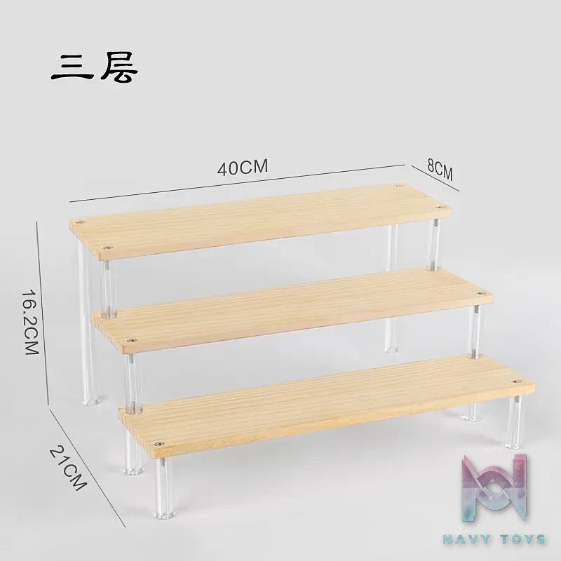 Showcase Factory – Acrylic Stair Display Stand for Nendoroids Blind Boxes Mini Figures