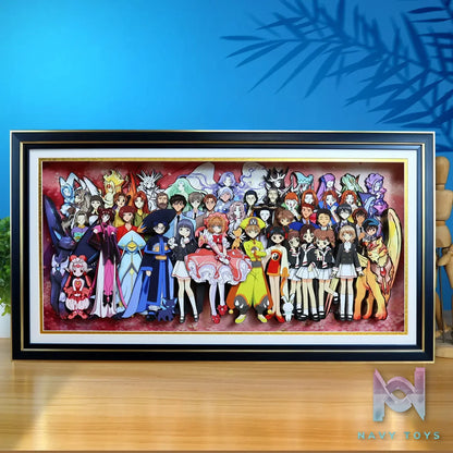 KALA HOME Studio – Cardcaptor Sakura Multiple Characters #03 3D Decorative Painting Cardcaptor Sakura
