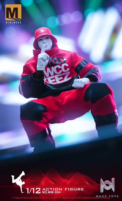 MINIWORK Studio – 1/12 Masked Dancer Action Figure NO.MW-004 JABBAWOCKEEZ