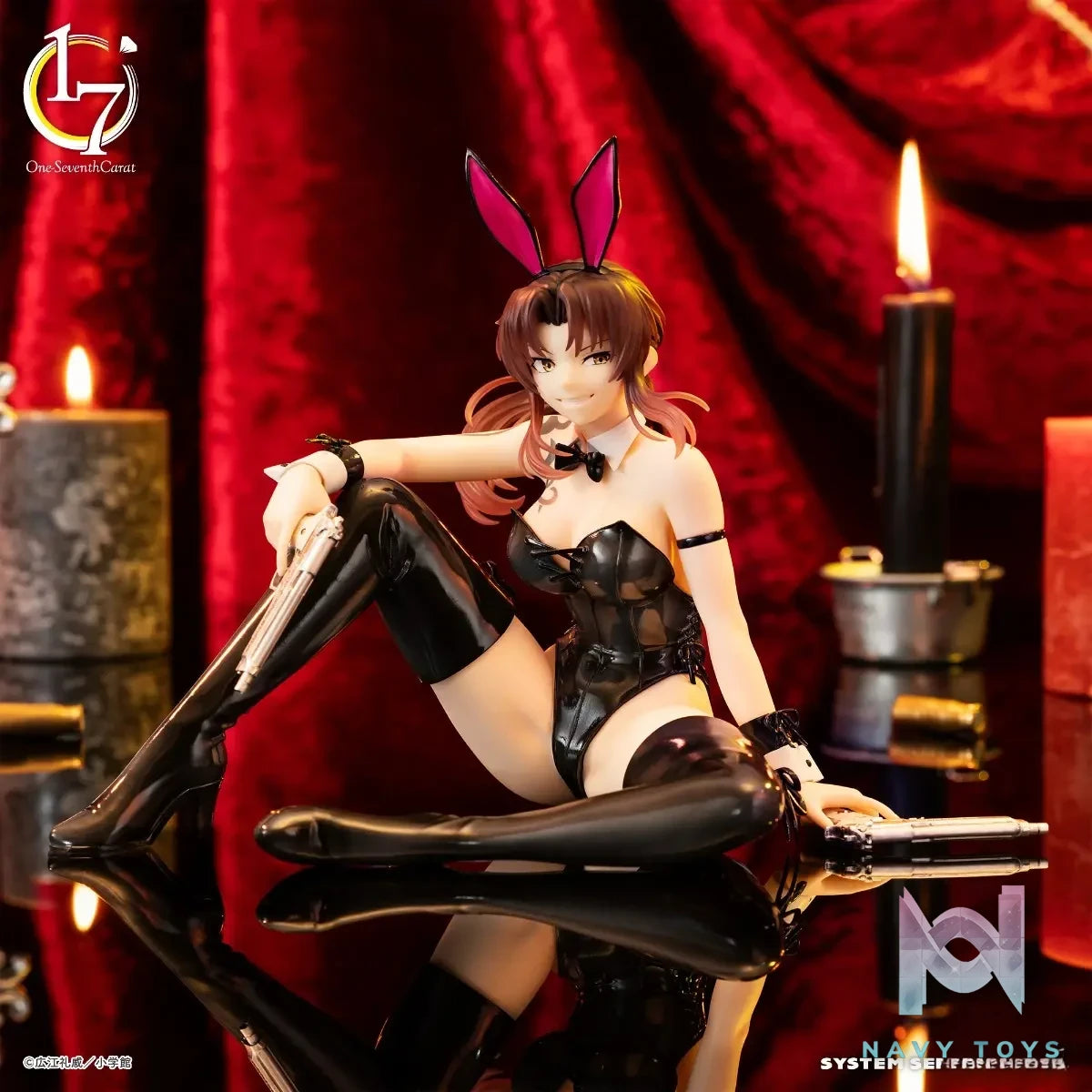 SYSTEM SERVICE – Black Lagoon Revy One-Seventh Carat Bunny Ver. 1/7 Figure (Licensed)