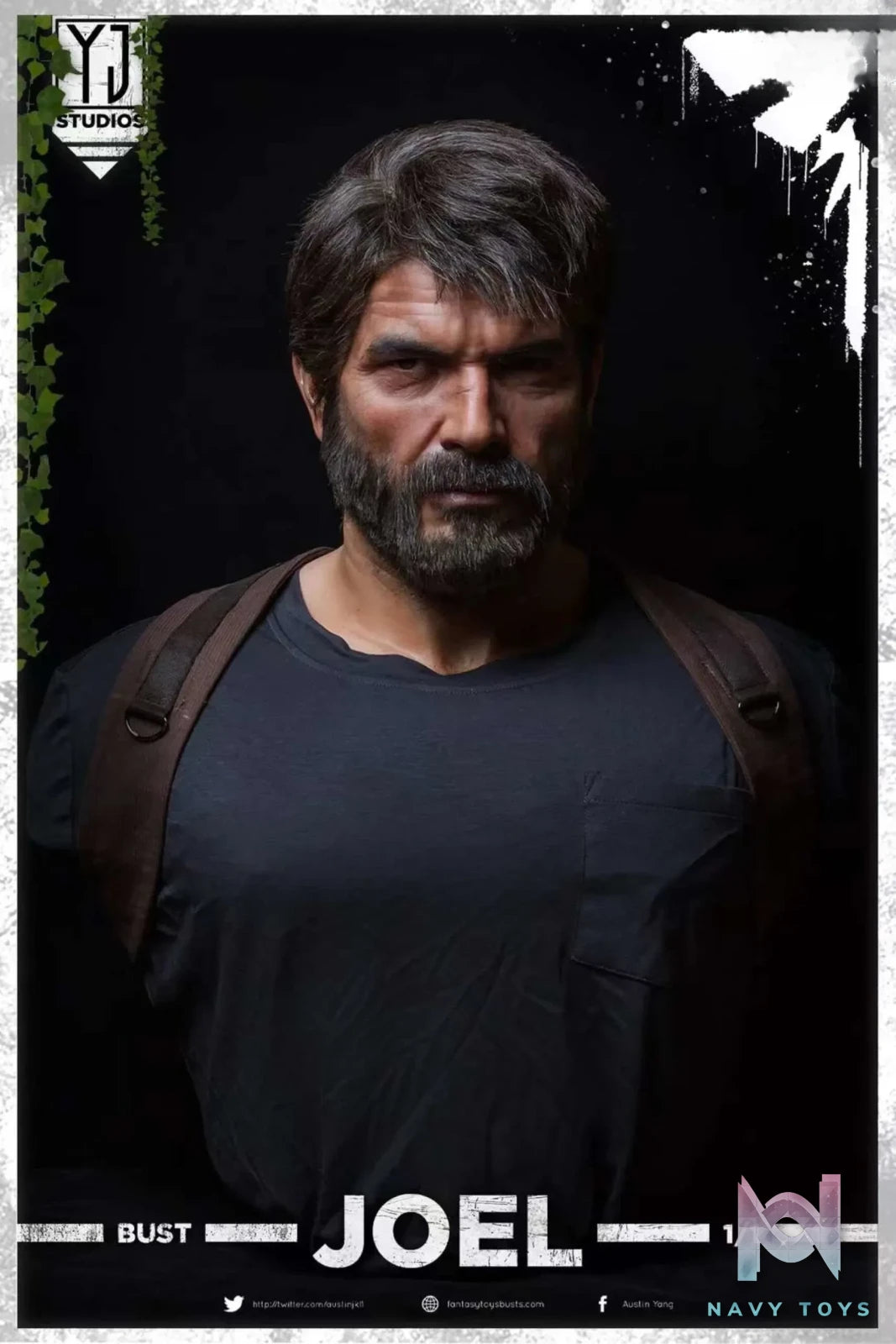 YJ Studio – The Last of Us Joel Miller 1:1 BUST